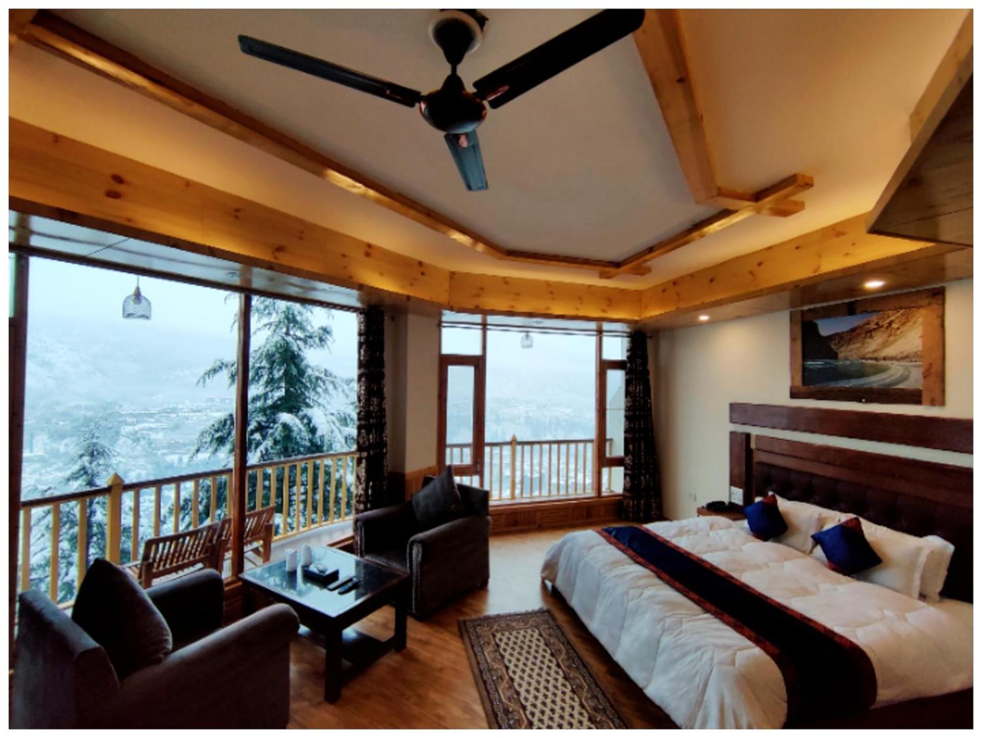 Manali Hotel T H E - B D - R E S O R T - Free Parking - Jungle Safari And Restaurant Facilities -Luxury & Spacious Room - Best Premium Hotel In Manali Екстер'єр фото