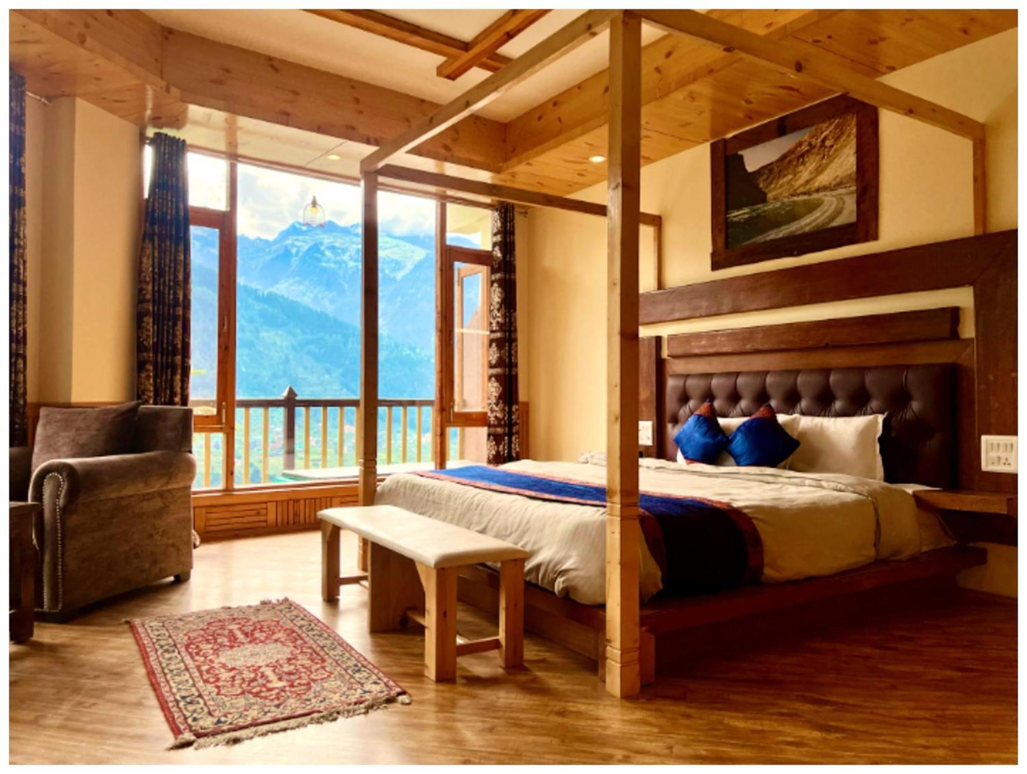 Manali Hotel T H E - B D - R E S O R T - Free Parking - Jungle Safari And Restaurant Facilities -Luxury & Spacious Room - Best Premium Hotel In Manali Екстер'єр фото
